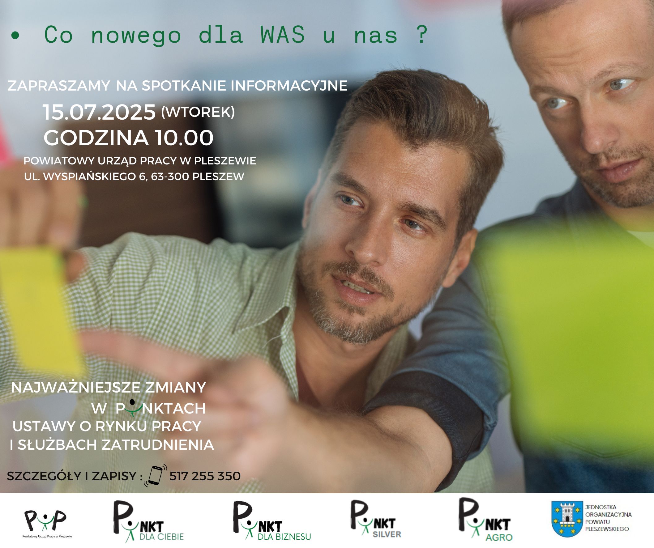 Zdjęcie artykułu Spotkanie informacyjne dla pracodawców i przedsiębiorców - 15 lipca (wtorek) 2025 -  najważniejsze zmiany w punktach ustawy o rynku pracy i służbach zatrudnienia