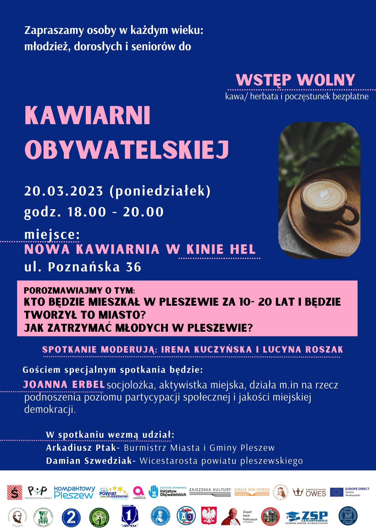 kawiarnia obywatelska plakat